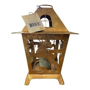 NCE Golden Elegance 9" Christmas Lantern